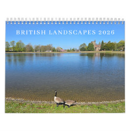 British Landscapes 2026 calendar カレンダー