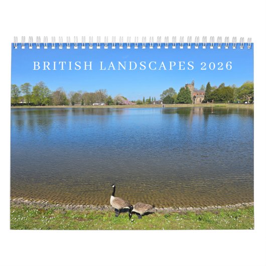 British Landscapes 2026 calendar カレンダー (カバー)