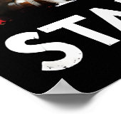 British Lion Patriotism Poster Stand Firm WWI ポスター (角)