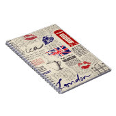 British newspaper pattern ノートブック (右側)