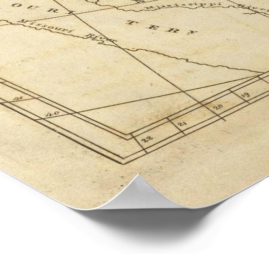 British Possessions in North America ポスター (角)