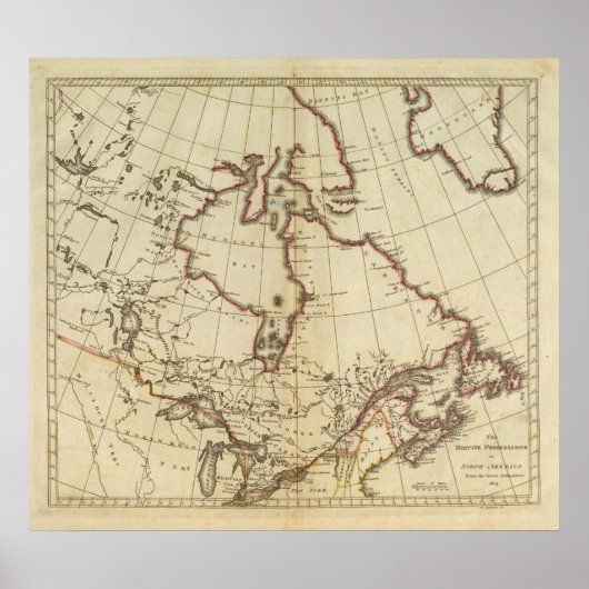 British Possessions in North America ポスター (正面)