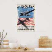 British Propaganda Poster for Egypt The darkness ポスター (キッチン)