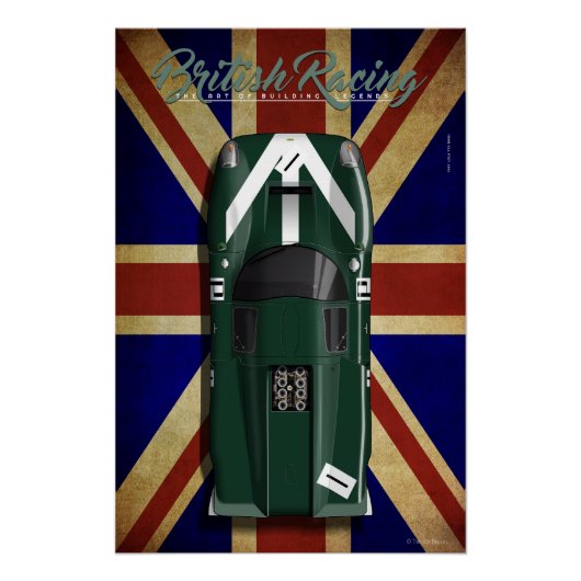 British Racing Lola T70 MKIII No.1 ポスター (正面)