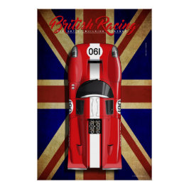 British Racing Lola T70 MKIIIB No.190 ポスター