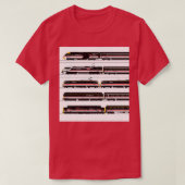 BRITISH RAIL INTERCITY TRAINS Tシャツ (デザイン正面)