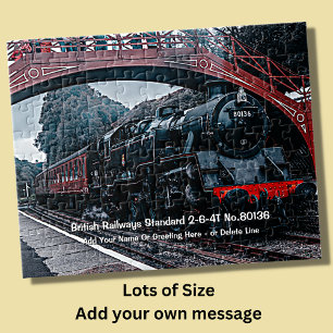 British Railways 2-6-4T no.80136 - Add Name ジグソーパズル