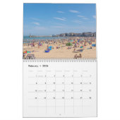 British seaside 2026 calendar カレンダー (2月 2026)