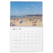 British seaside 2026 calendar カレンダー (2月 2027)