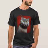 British Shorthair Cat 4 Tシャツ (正面)