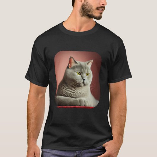 British Shorthair Cat 5 Tシャツ (正面)