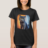 British Shorthair Cat 6 Tシャツ (正面)