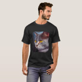 British Shorthair Cat 7 Tシャツ (正面フル)