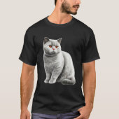 British Shorthair Cat Cat Tシャツ (正面)