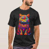 British Shorthair Cat Design Tシャツ (正面)