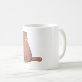 British shorthair cat Magic コーヒーマグカップ (正面右)