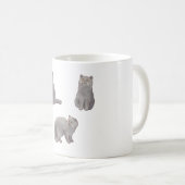 British shorthair cat Magic コーヒーマグカップ (正面右)