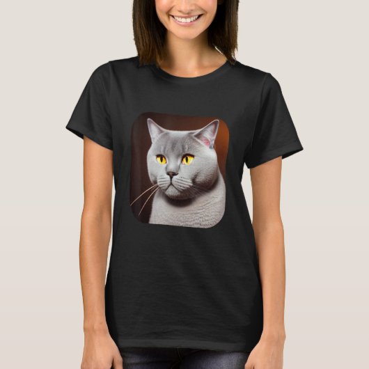 British Shorthair Cat Tシャツ (正面)