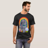 British Shorthair Easter Eggs Bunny Cat Tシャツ (正面フル)