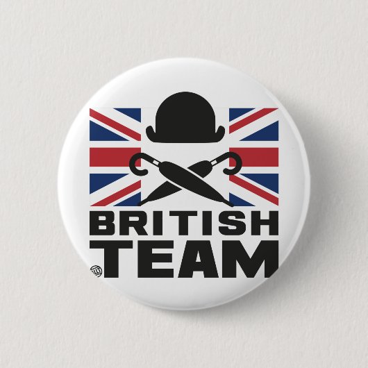 BRITISH TEAM 2 缶バッジ (正面)