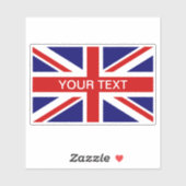 British Union Jack Flag custom vinyl sticker シール (シート)