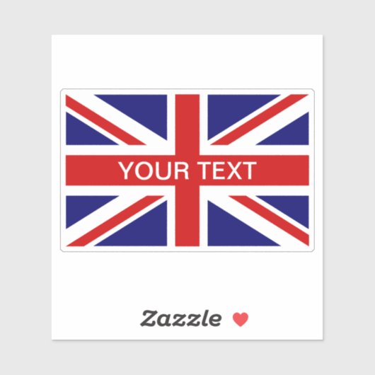 British Union Jack Flag custom vinyl sticker シール (シート)