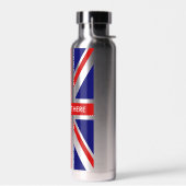 British Union Jack flag custom water bottle ウォーターボトル (左面)