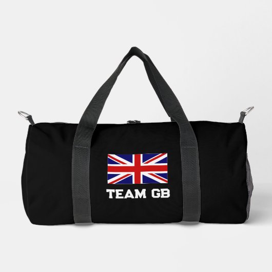 British Union Jack flag of United Kingdom custom ダッフルバッグ (正面)