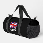 British Union Jack flag of United Kingdom custom ダッフルバッグ (右コーナー)