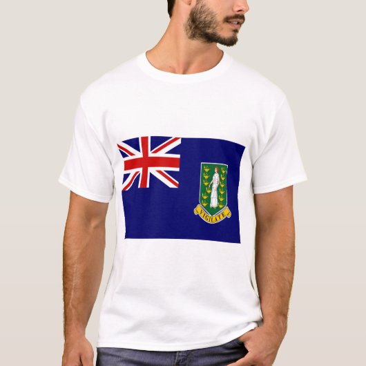 british virgin islands flag tシャツ (正面)