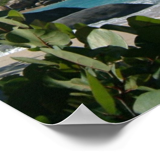 British Virgin Islands, Gorda, The Baths Beach ポスター (角)