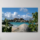British Virgin Islands, Gorda, The Baths Beach ポスター (正面)