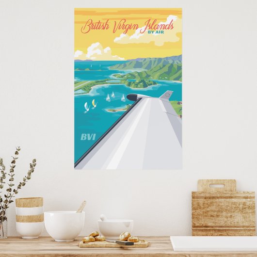 British Virgin Islands Poster ポスター (キッチン)