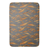 British Yorkshire Canary Gray Brocade背景 バスマット (正面縦)