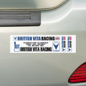BritishVitaのステッカーシート バンパーステッカー (車上)
