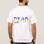 Britneyは私がほしいと思います-- 死んだ tシャツ (裏面)