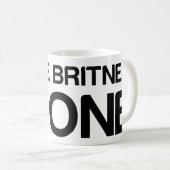 Britneyを放っておいて下さい コーヒーマグカップ (正面右)