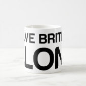 Britneyを放っておいて下さい コーヒーマグカップ (中央)