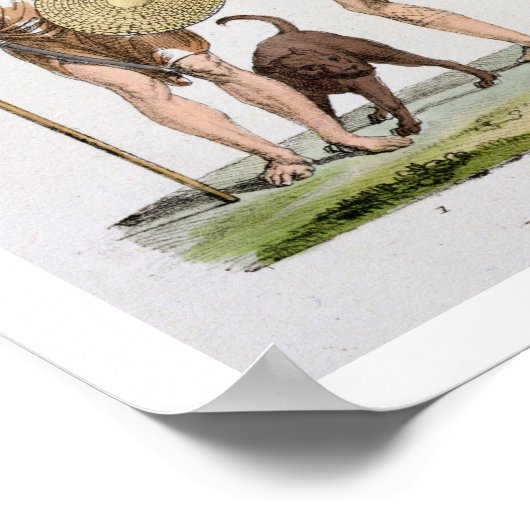 Britons, Caledonians, and Queen Boadicea, plate 4 ポスター (角)