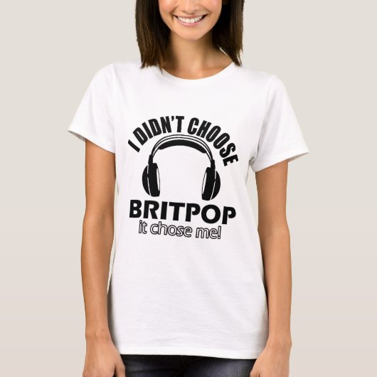 BRITPOPのデザイン Tシャツ (正面)