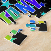 「BRITTANY」名、おもしろい「ハッピーバースデー」 ジグソーパズル (側面)