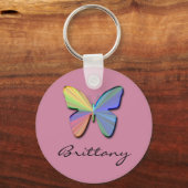 Brittany_Butterflyキーチェーン キーホルダー (正面)