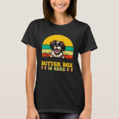 Brittany Dog Butter Box Is Here  Father s Day Tシャツ (正面)