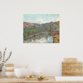 Brittany Landscape - Paul Gauguin Fine Art ポスター (キッチン)