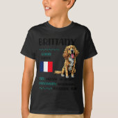 Brittany Origin Funny Brittany Dog Lover  Tシャツ (正面)