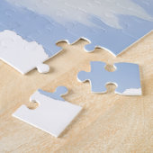 Brittany Rustic Cabin Christmas Winter Art ジグソーパズル (側面)