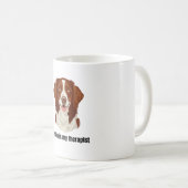 Brittany Spaniel コーヒーマグカップ (正面右)