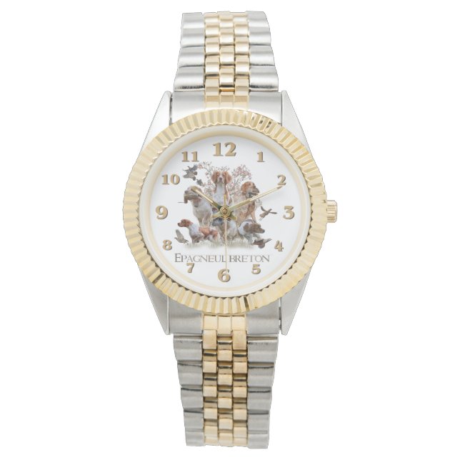 Brittany Spaniel   腕時計 (正面)