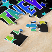 「BRITTNEY」名、おもしろい「ハッピーバースデー」 ジグソーパズル (側面)