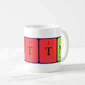 Brittni期別テーブル名mug コーヒーマグカップ (正面右)